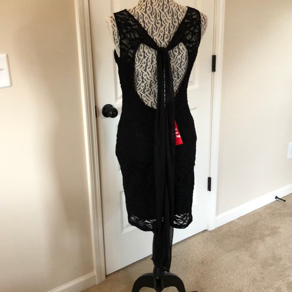 Black Lace Cocktail Dress